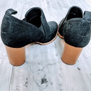 Black Suede Ankle cut Booties